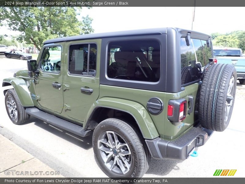 Sarge Green / Black 2024 Jeep Wrangler 4-Door Sport S 4xe Hybrid