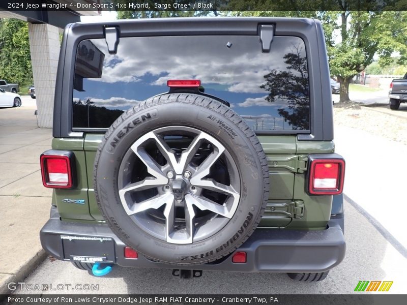 Sarge Green / Black 2024 Jeep Wrangler 4-Door Sport S 4xe Hybrid