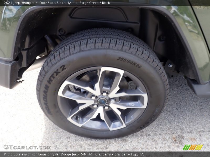 Sarge Green / Black 2024 Jeep Wrangler 4-Door Sport S 4xe Hybrid