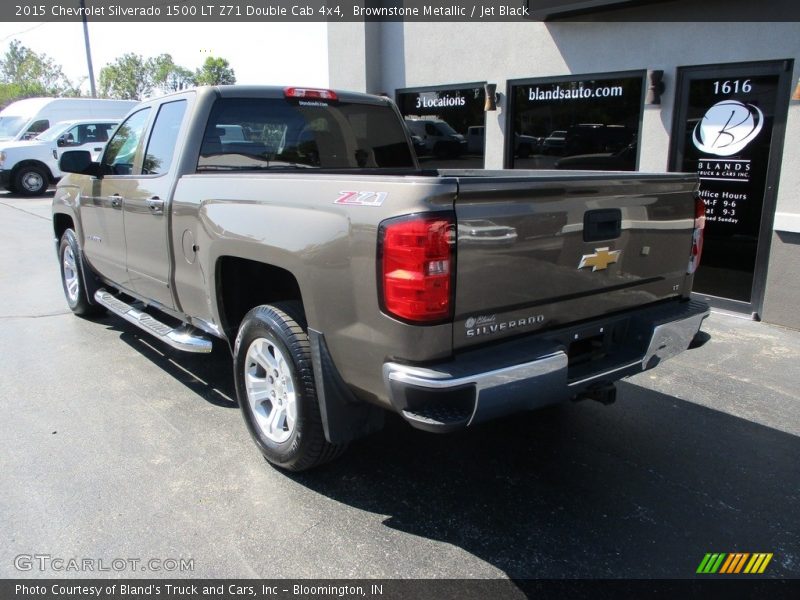 Brownstone Metallic / Jet Black 2015 Chevrolet Silverado 1500 LT Z71 Double Cab 4x4