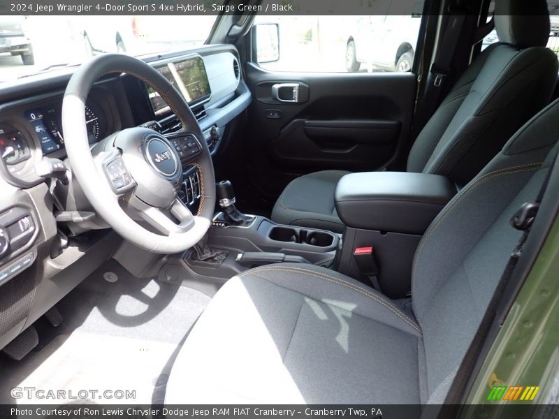 Sarge Green / Black 2024 Jeep Wrangler 4-Door Sport S 4xe Hybrid