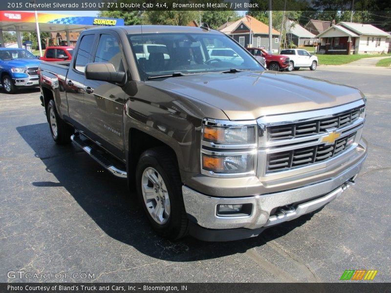 Brownstone Metallic / Jet Black 2015 Chevrolet Silverado 1500 LT Z71 Double Cab 4x4