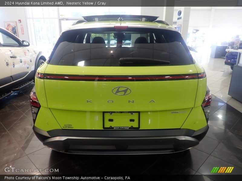 Neoteric Yellow / Gray 2024 Hyundai Kona Limited AWD