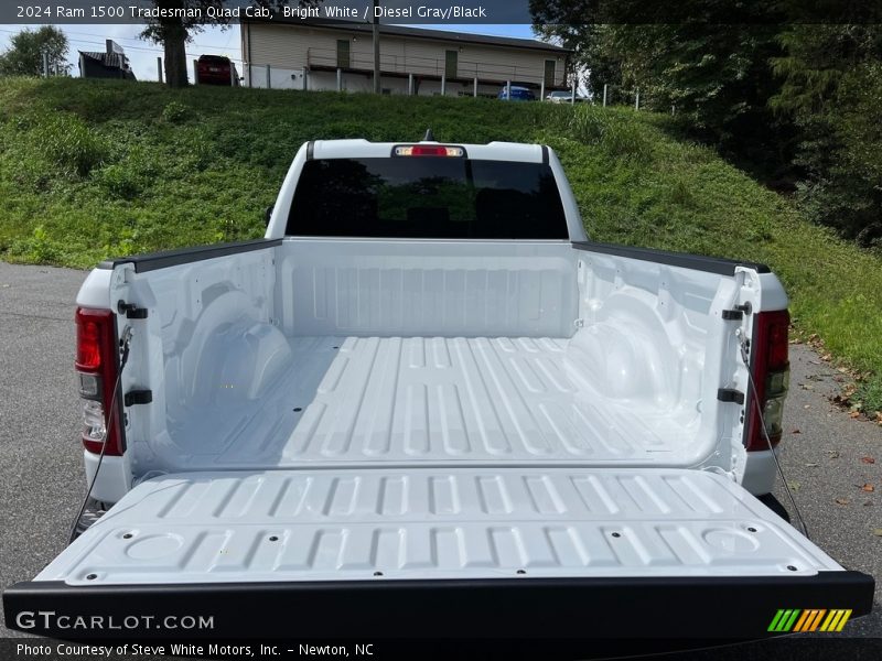 Bright White / Diesel Gray/Black 2024 Ram 1500 Tradesman Quad Cab