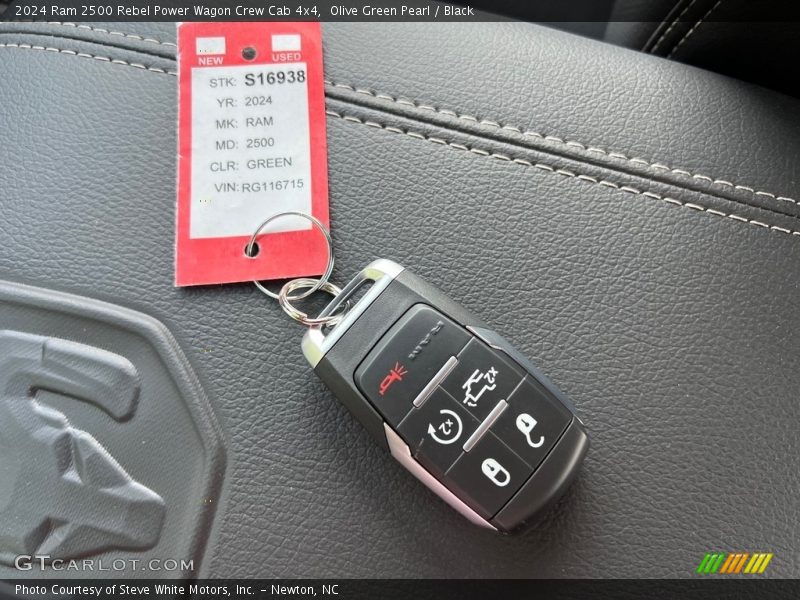 Olive Green Pearl / Black 2024 Ram 2500 Rebel Power Wagon Crew Cab 4x4