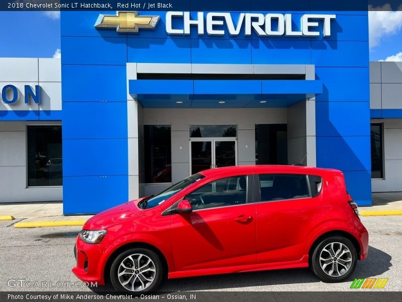  2018 Sonic LT Hatchback Red Hot