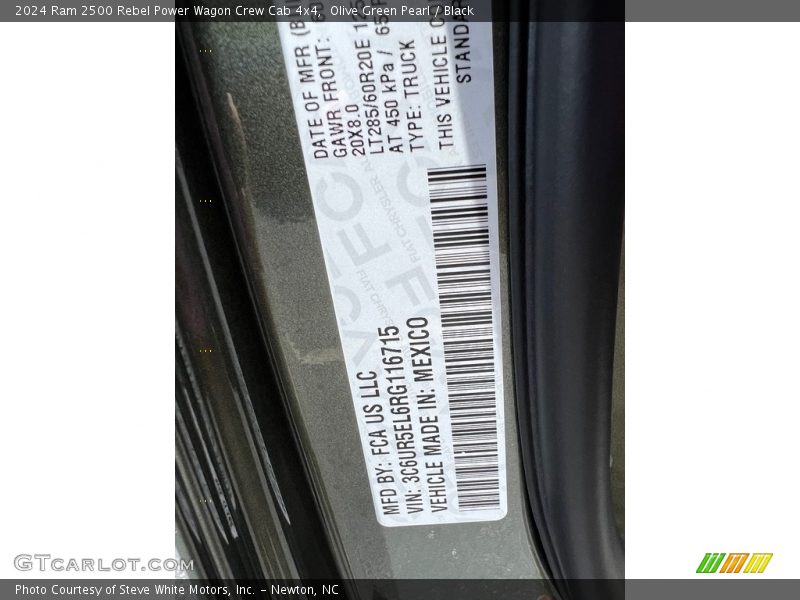 Olive Green Pearl / Black 2024 Ram 2500 Rebel Power Wagon Crew Cab 4x4