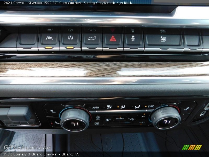 Controls of 2024 Silverado 1500 RST Crew Cab 4x4