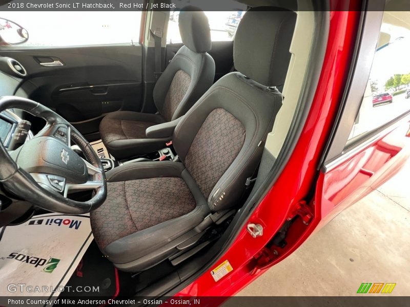 Front Seat of 2018 Sonic LT Hatchback