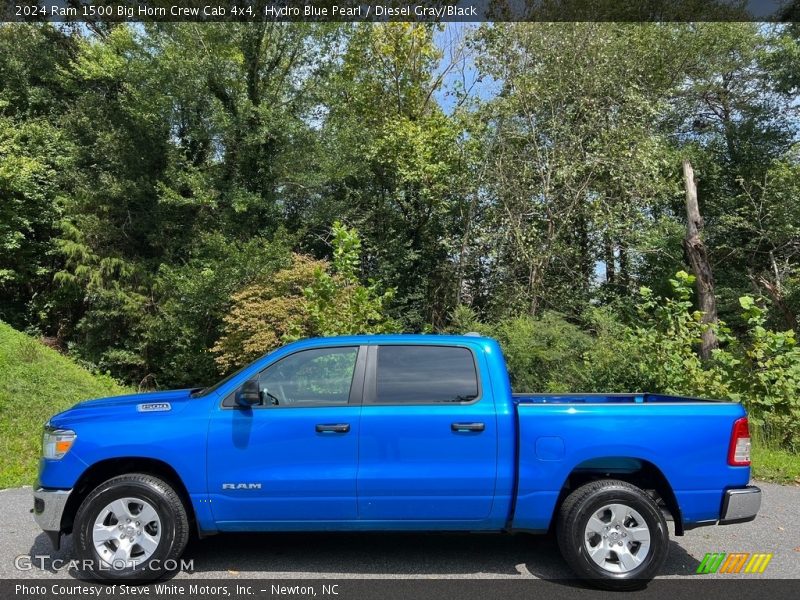  2024 1500 Big Horn Crew Cab 4x4 Hydro Blue Pearl