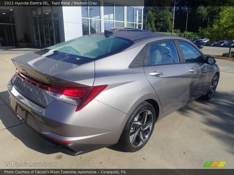 Fluid Metal / Medium Gray 2023 Hyundai Elantra SEL