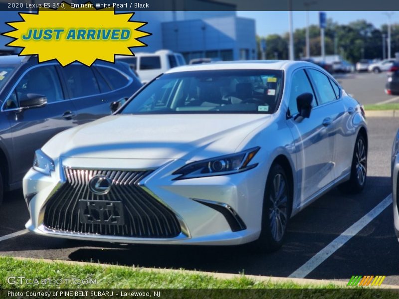 Eminent White Pearl / Black 2020 Lexus ES 350