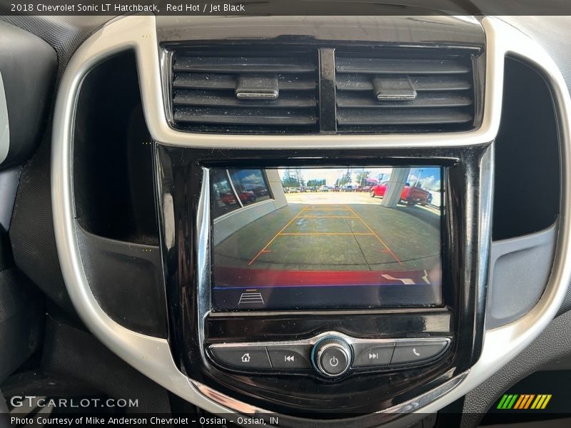 Red Hot / Jet Black 2018 Chevrolet Sonic LT Hatchback