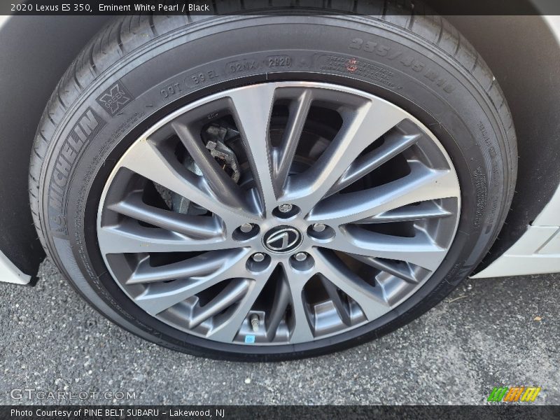 Eminent White Pearl / Black 2020 Lexus ES 350