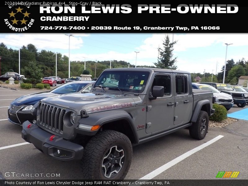 Sting-Gray / Black 2021 Jeep Gladiator Rubicon 4x4