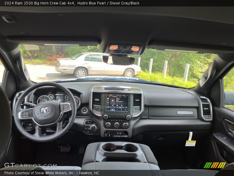 Dashboard of 2024 1500 Big Horn Crew Cab 4x4