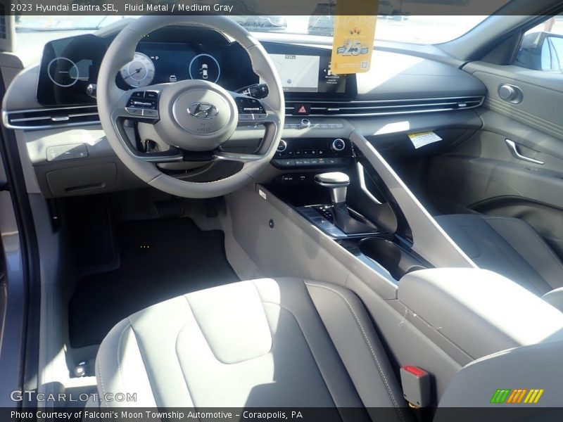 Fluid Metal / Medium Gray 2023 Hyundai Elantra SEL