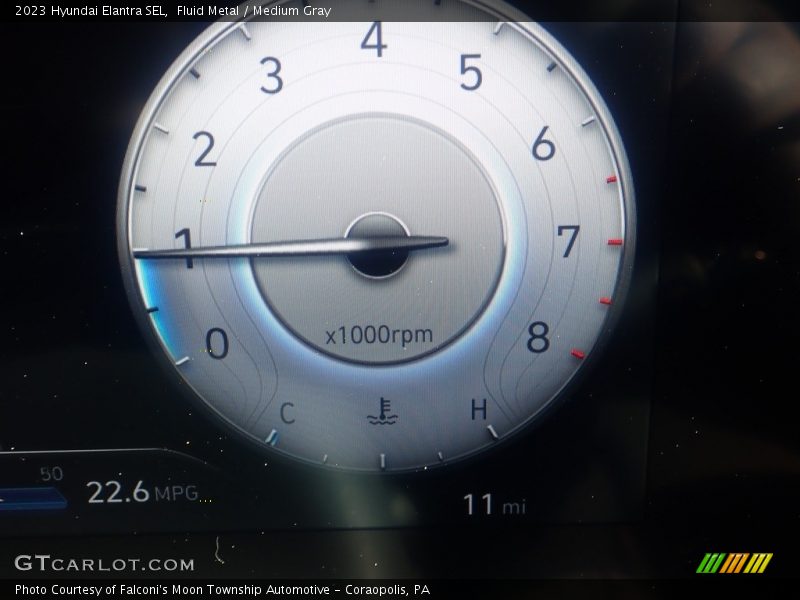 Fluid Metal / Medium Gray 2023 Hyundai Elantra SEL