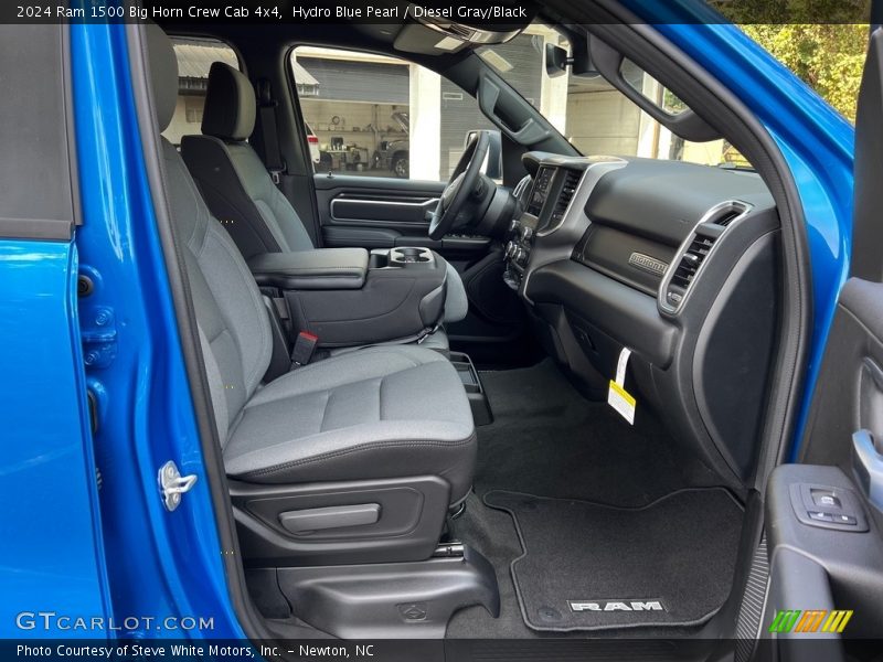Front Seat of 2024 1500 Big Horn Crew Cab 4x4