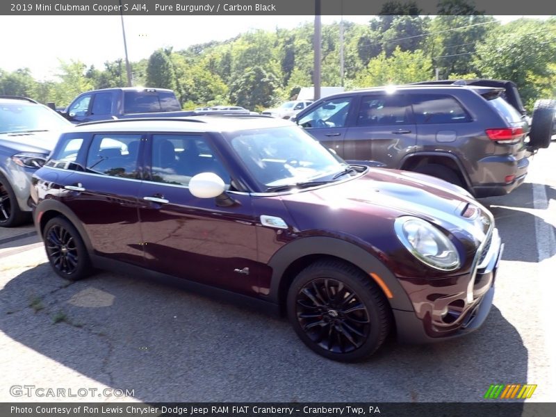 Pure Burgundy / Carbon Black 2019 Mini Clubman Cooper S All4