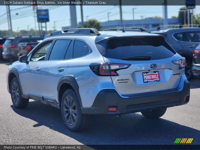 Ice Silver Metallic / Titanium Gray 2024 Subaru Outback Onyx Edition