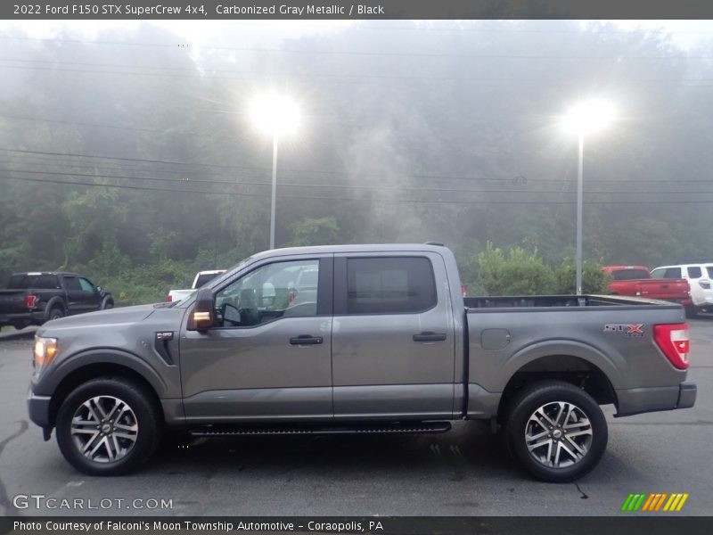 Carbonized Gray Metallic / Black 2022 Ford F150 STX SuperCrew 4x4