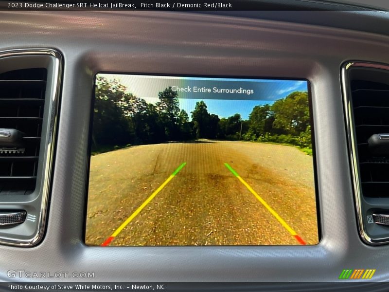 Pitch Black / Demonic Red/Black 2023 Dodge Challenger SRT Hellcat JailBreak