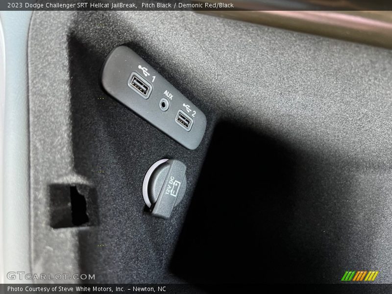 Pitch Black / Demonic Red/Black 2023 Dodge Challenger SRT Hellcat JailBreak