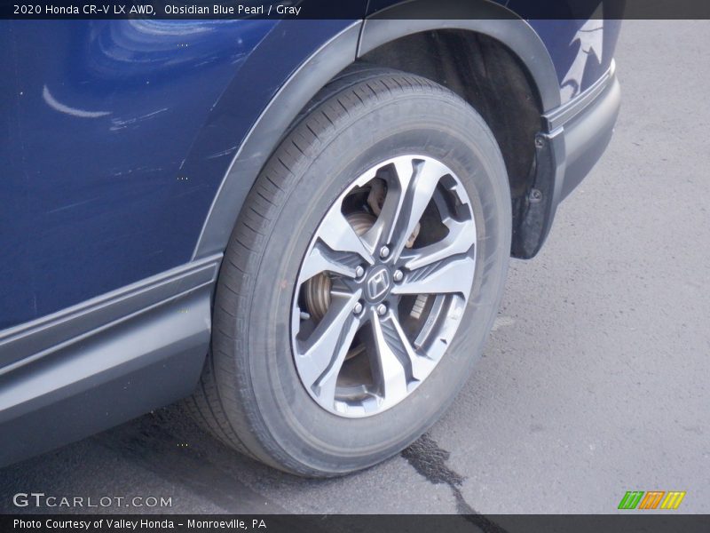 Obsidian Blue Pearl / Gray 2020 Honda CR-V LX AWD