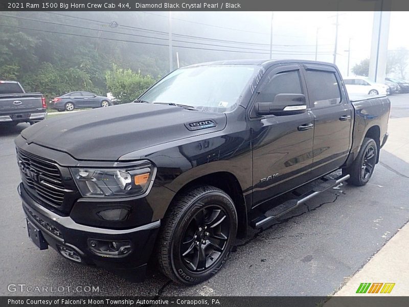  2021 1500 Big Horn Crew Cab 4x4 Diamond Black Crystal Pearl