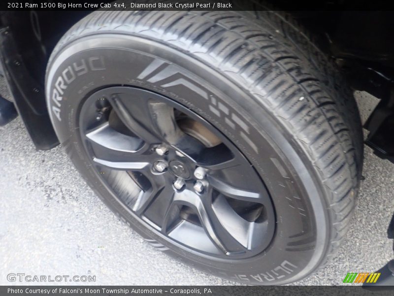 Diamond Black Crystal Pearl / Black 2021 Ram 1500 Big Horn Crew Cab 4x4