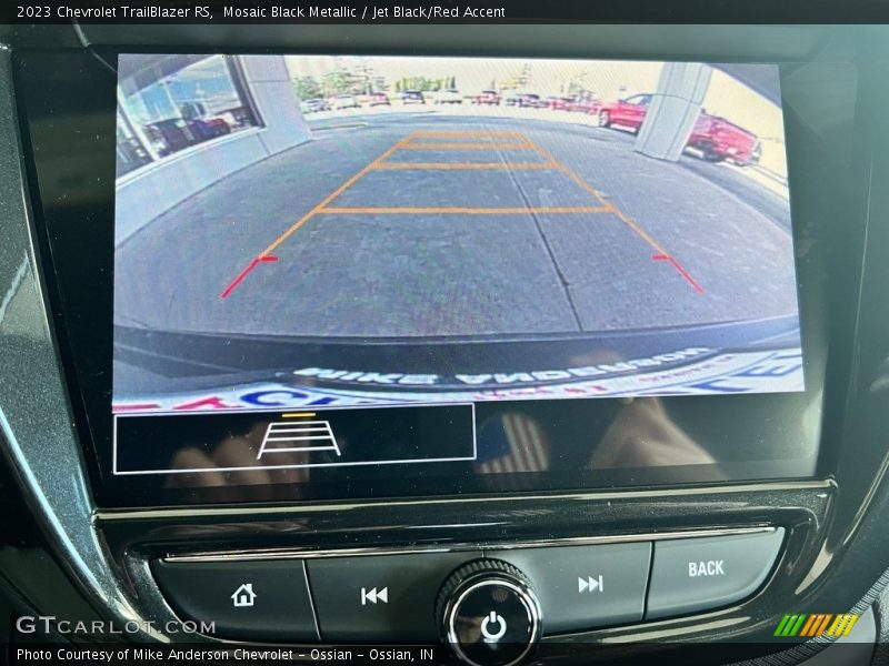 Mosaic Black Metallic / Jet Black/Red Accent 2023 Chevrolet TrailBlazer RS