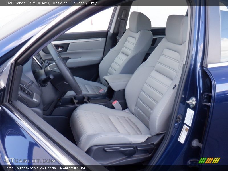 Obsidian Blue Pearl / Gray 2020 Honda CR-V LX AWD
