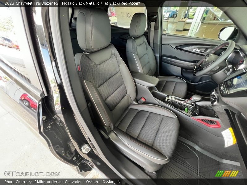  2023 TrailBlazer RS Jet Black/Red Accent Interior