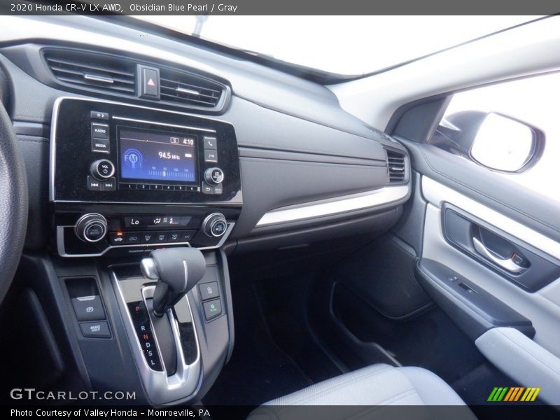 Obsidian Blue Pearl / Gray 2020 Honda CR-V LX AWD