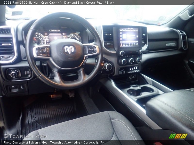 Diamond Black Crystal Pearl / Black 2021 Ram 1500 Big Horn Crew Cab 4x4