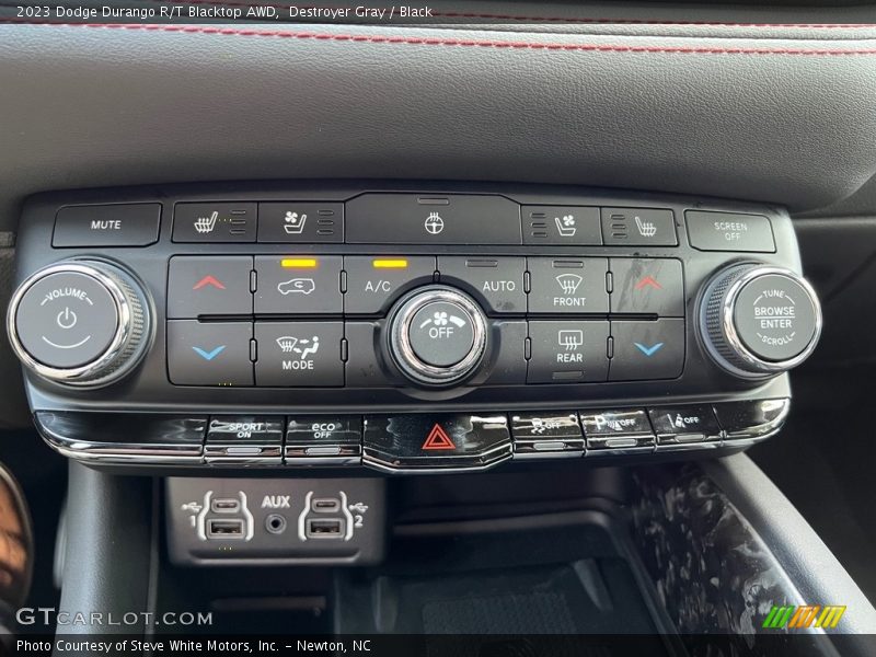 Controls of 2023 Durango R/T Blacktop AWD