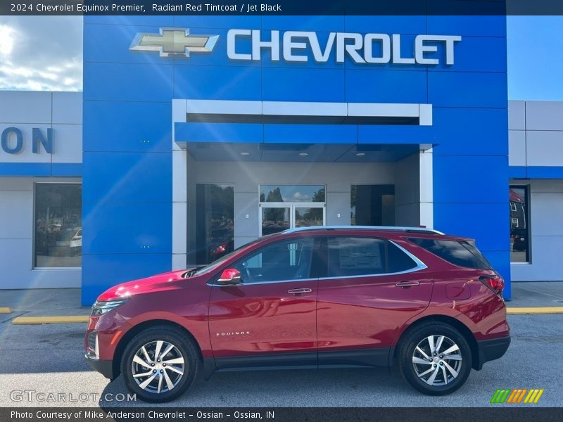 Radiant Red Tintcoat / Jet Black 2024 Chevrolet Equinox Premier