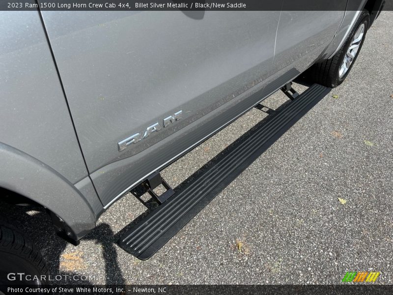 Billet Silver Metallic / Black/New Saddle 2023 Ram 1500 Long Horn Crew Cab 4x4