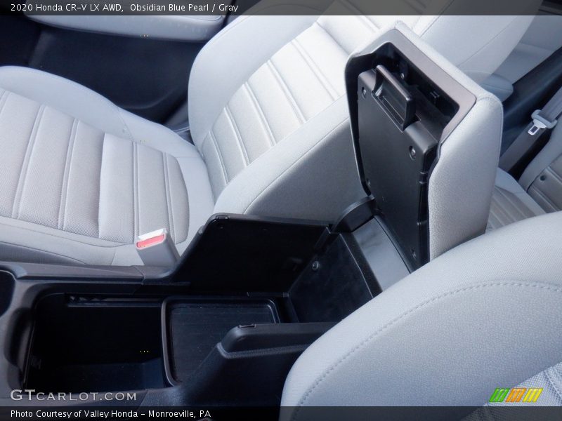 Obsidian Blue Pearl / Gray 2020 Honda CR-V LX AWD