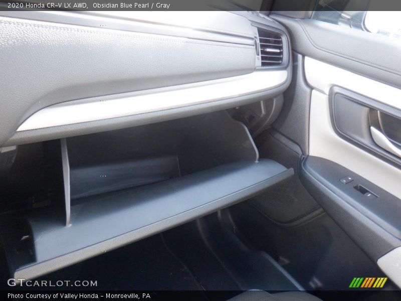 Obsidian Blue Pearl / Gray 2020 Honda CR-V LX AWD