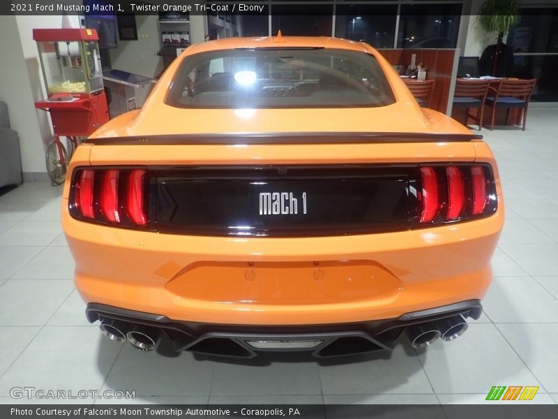 Twister Orange Tri-Coat / Ebony 2021 Ford Mustang Mach 1