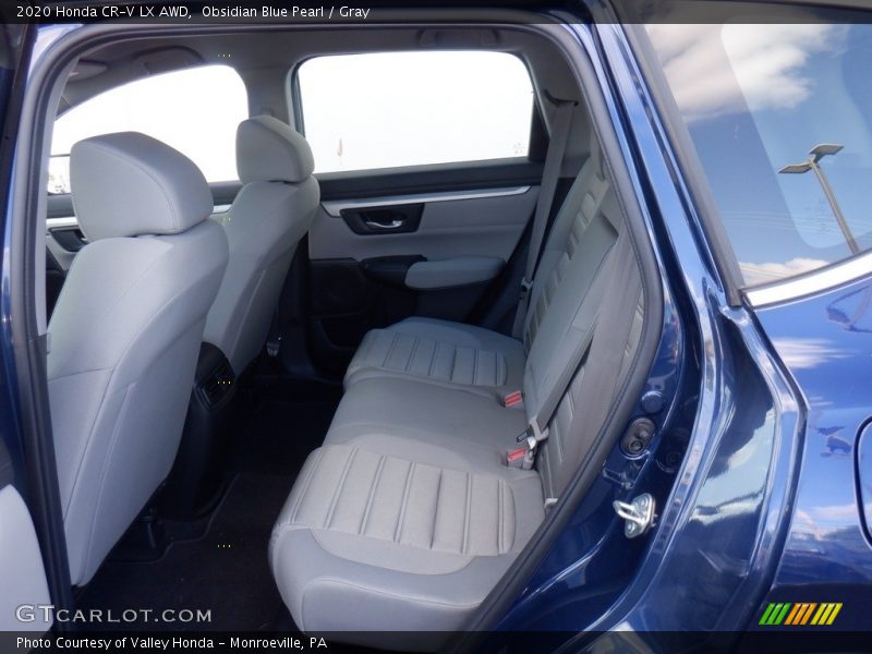Obsidian Blue Pearl / Gray 2020 Honda CR-V LX AWD