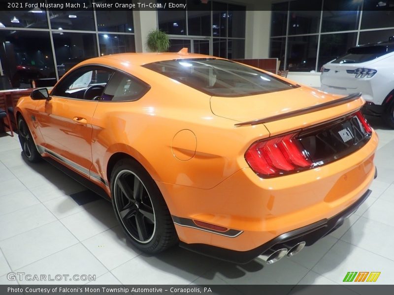Twister Orange Tri-Coat / Ebony 2021 Ford Mustang Mach 1