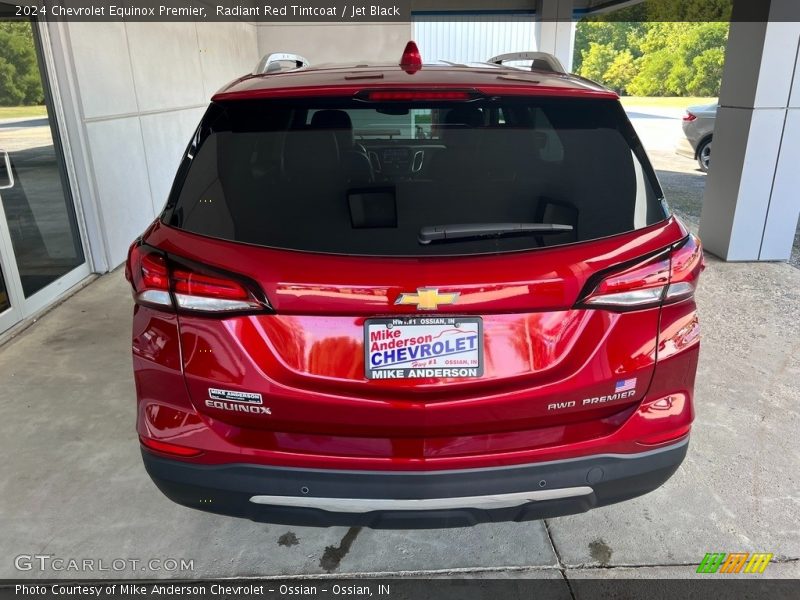 Radiant Red Tintcoat / Jet Black 2024 Chevrolet Equinox Premier