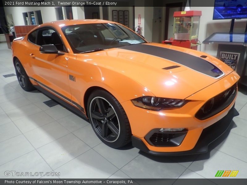 Front 3/4 View of 2021 Mustang Mach 1