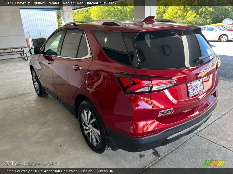 Radiant Red Tintcoat / Jet Black 2024 Chevrolet Equinox Premier