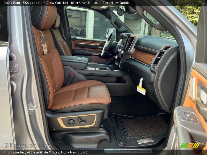 Front Seat of 2023 1500 Long Horn Crew Cab 4x4