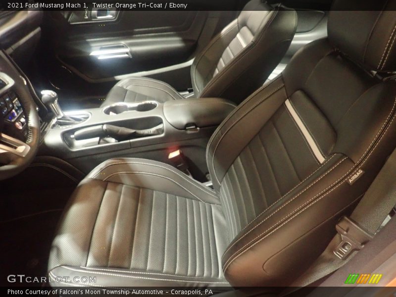 Front Seat of 2021 Mustang Mach 1