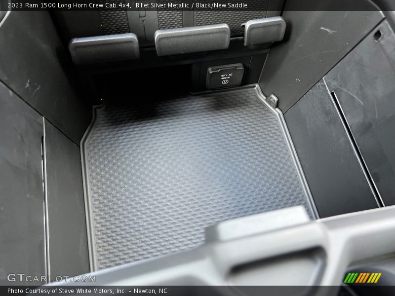 Billet Silver Metallic / Black/New Saddle 2023 Ram 1500 Long Horn Crew Cab 4x4